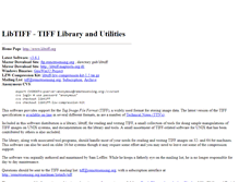 Tablet Screenshot of libtiff.org